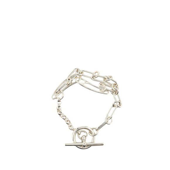 HERMES Silver Charm Bracelet - Picture 1 of 5